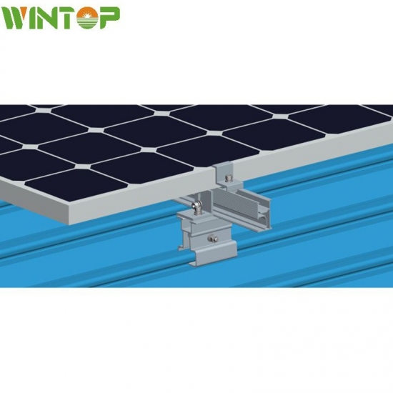 太阳能铁皮屋顶夹具系统